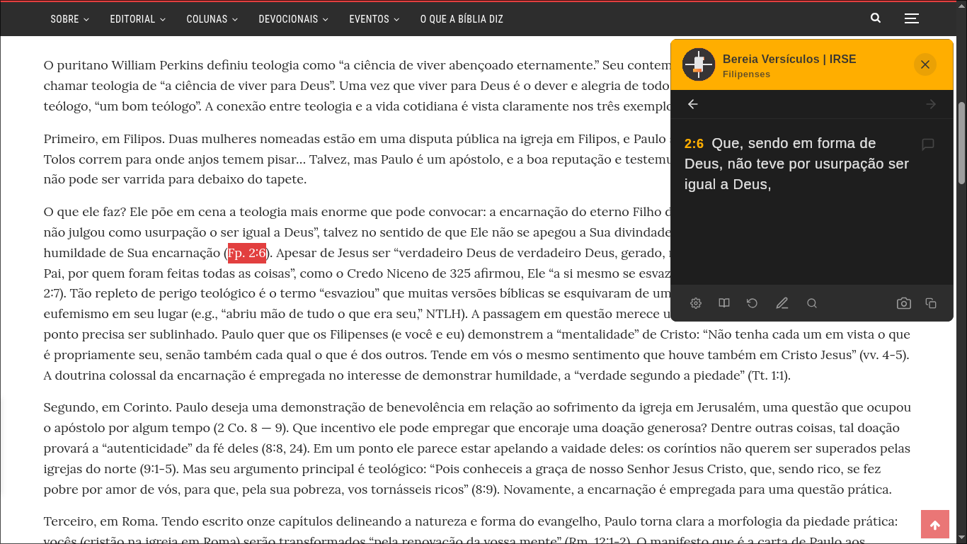 Print Bereia Versículos